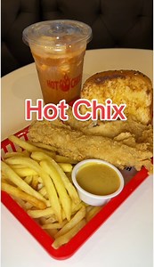 Trying out the new Hot Chix at the Hood!! They serve chicken tenders with rice, fries and bread!! | Cabalen Foodie