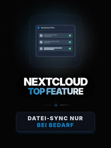 Nextcloud Tipp | Nur bei Bedarf synchronisieren Funktion: