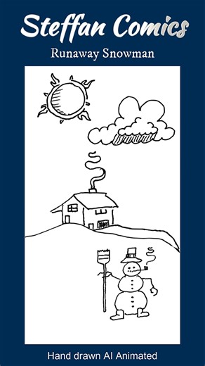 RUNAWAY SNOWMAN - STEFFAN COMICS