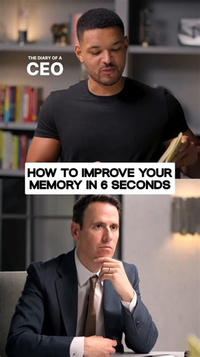 Use this shampoo hack to improve memory 👀 #podcast #memory #brain | Steven Bartlett