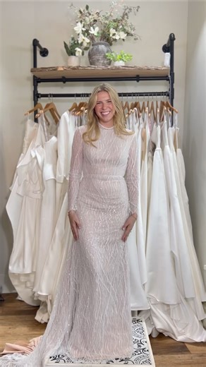 Three long sleeve gowns — timeless, romantic, and perfect for the season. Each one has its own kind of magic… which would you pick? #surebride #southernbride #longsleevegown #bridetobe #bridalinspo #2025bride #2026bride #newnanbride #georgiabridalshop #bridalfashion | Surebride