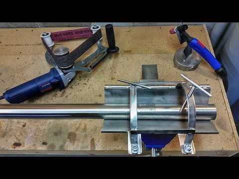 Spannvorrichtung für Rohre selber bauen - Rohre schweißen und polieren