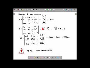 Introduction aux matrices et vecteurs