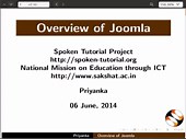 Overview of Joomla in English