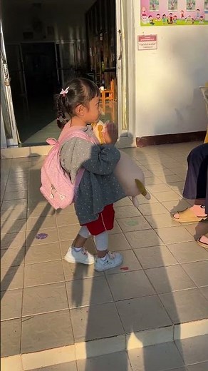 I came to school this morning. 😍🥰