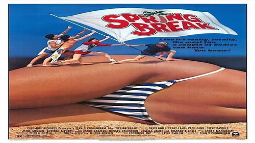 ASA 🎥📽🎬 Spring Break (1983) a film directed by Sean S. Cunningham with David Knell, Perry Lang, Steve Bassett, Paul Land, Jayne Modean