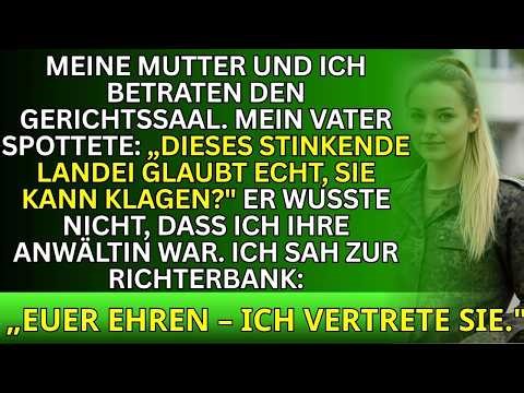 Ich ging mit meiner Mutter vor Gericht – Dad lachte, bis ich sagte: „Euer Ehren, ich vertrete sie.“