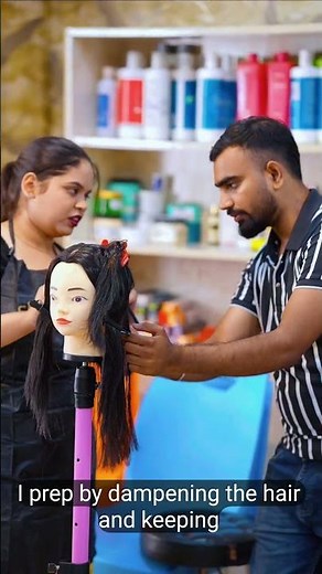 Square Layers hair cut tutorial #hairstyle #shortfeed #haircut #beauty