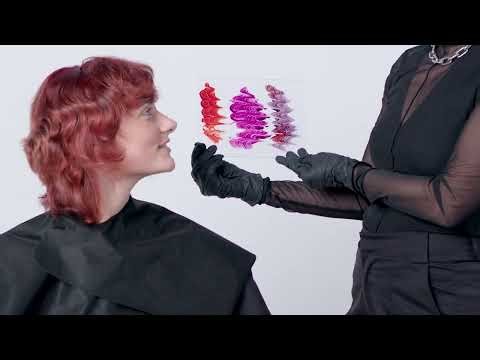 Step by Step – Red Look with Flash Mask, Bicolor Hair Look | Salerm Cosmetics