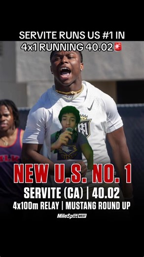 Servite Dominates with US #1 Time in 4x1 Relay