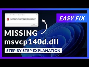 msvcp140d.dll Error Windows 11 | 2x FIX | 2023