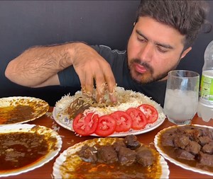 35K views · 1.5K reactions | Spicy mutton curry with rice | Eating ASMR | Facebook