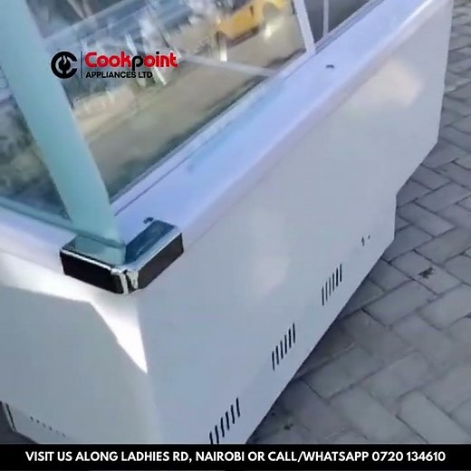 Ice Display Freezer | Glass-Top Commercial Freezer for Shops & Supermarkets
