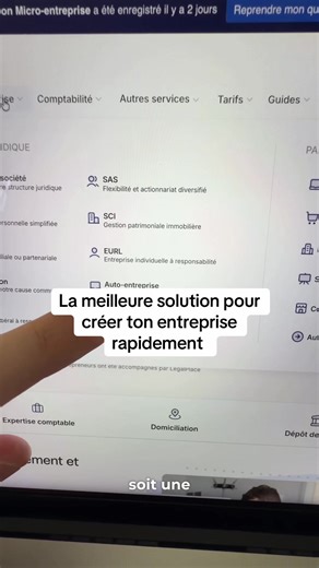 Lien en bio pour créer ta microentreprise, ton EURL ou ta SASU : -15% de réduction avec le code promo LC15 #microentreprise #autoentrepreneur #entreprise #microentrepreneur #autoentreprise