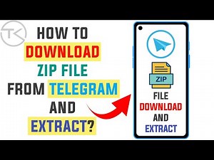 How To Download Zip File From Telegram How To Extract Zip File In 2021 | Techno Krrish