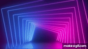 No Copyright Neon Lights Modern Animated Loop Background - Free Footage - Motion Made on Make a GIF