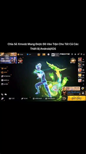 Cập Nhật Máy Chủ Xmodz Mang Được Đồ Vào Trận Mới Nhất OB52 Cho Tất Cả Các Thiết Bị Android / IOS #ffkipas #modskinff #ob52 #xmodz #free_fire