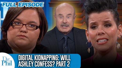 Digital Kidnapping: Will Ashley Confess? Part 2 | FULL EPISODE | Dr. Phil Dr. Phil continues his conversation with husband and wife, Nathan and April, who claim a woman named Ashely is fixated on their beautiful twin daughters and continuously posts pictures of them online, posing as their mother. How will Ashley, who says that, prior to this matter, she didn’t even know who April is, react when confronted with facts and information showing pictures of the twins on her pages and her alleged post