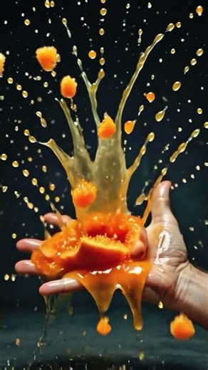 Fuzz-Free Peach Perfection 🍑 #ASMR #Satisfying