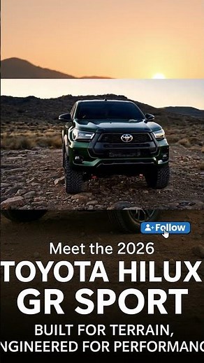 Toyota Hilux GR Sport 2026 | Performance, Powertrain & Design #ToyotaHilux #grsport #toyotagr