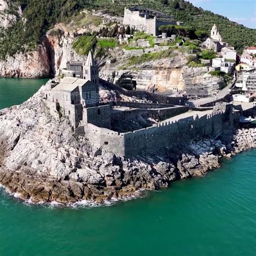 Medieval Portovenere Fortifications #forts #castle #portovenere #shorts