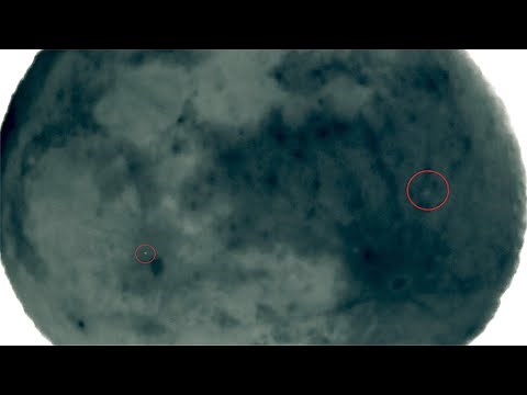 UFO's Flying Across the Moon 03.21.2019