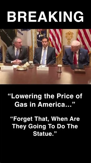 Trump wants to Forget Lowering Gas Prices