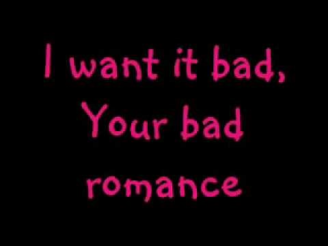 Bad Romance by 5 Lady GaGa lyrics (clean version)