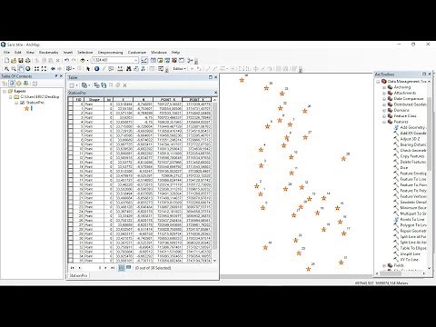 How to convert coordinate system of a set of points using ArcGis