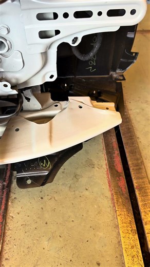 Repairing a Bent Lower Radiator Support | Toyota Yaris ATIV #carrepair #ซ่อมรถ