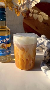 This Iced Sugar Free Vanilla Chai Spiced Latte, made with Torani Sugar Free French Vanilla Syrup is everything cozy and comforting—without the guilt. Perfect for those who want all the fall vibes without the extra sugar. 🍁💛 Who’s ready to sip on this sweet fall treat? https://bit.ly/4gSJmhv | Torani