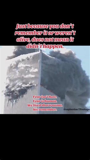 I’m tired of this revisionist history. Every time 9/11 comes up, people act like Americans just “decided to be Islamophobic for no reason.” No. We watched it happen live. We watched our towers fall. We watched people jump from windows rather than burn alive. We watched our country get attacked and then we saw crowds overseas cheering and chanting “Death to America.” Fear isn’t hatred. Fear is human. And it’s easy to sit here 20 years later, with Google and hindsight, and pretend everyone should’