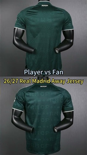⚔️ONE GREEN. TWO HUNTERS. — 26/27 Real Madrid Away: Player Version vs Fan Version! 🐺