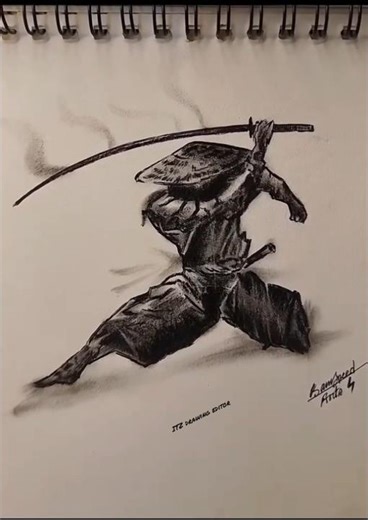 Samurai sword #art #samurai #shorts