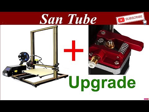 Creality Cr-10 All Metal Extruder Upgrade.