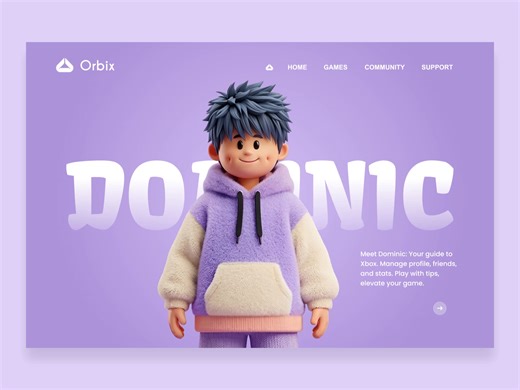 Futuristic Gaming Website UI – Modern Game Platform