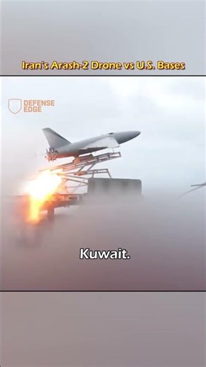 Iran Launches Arash-2 Kamikaze Drones Toward U.S. Bases