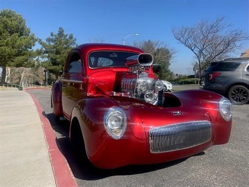 1941 Willys Americar 468ci Blown Hilborn, TH400, PB PS PW, All Steel | eBay