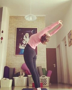 Dancer pose 🌹 what a journey..I think it's the most novel pose in yoga🌹🌹🌹🌹❤️ | Sarit Miler Yoga