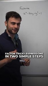 The Simple Trick to Factor This Expression