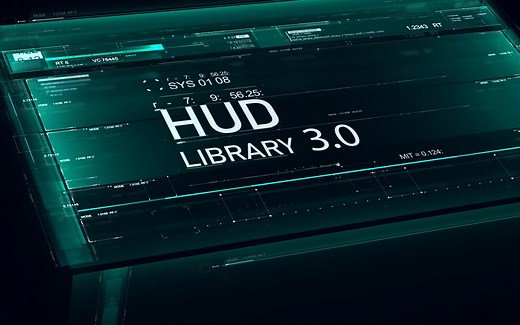 影视后期资源！高质量AE脚本又更新了！900多个高科技全息信息图HUD交互设计元素动画HUD Library V3.0_哔哩哔哩_bilibili
