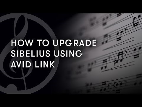 How to Upgrade Sibelius via Avid Link
