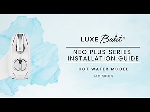 LUXE Bidet | NEO Plus Standard Installation Hot Water Model NEO 320 Plus