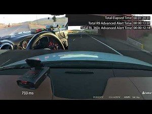 Escort Redline 360c Test: Stalker Radar 34.7 GHz Ka-Band Instant On Forward Facing