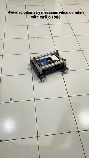 dynamic odometry mobile robot mecanum wheeled with myRio 1900