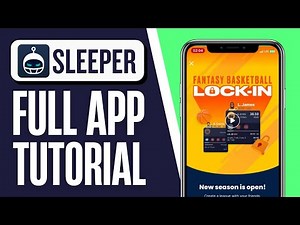 Sleeper App Tutorial - How to Use Sleeper Fantasy Basketball