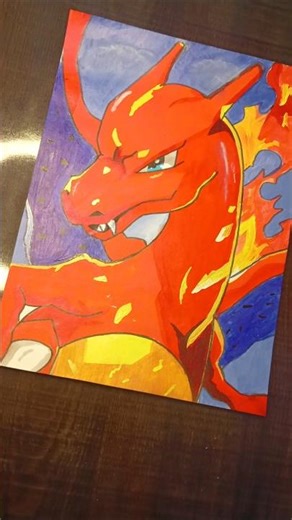 pokemon 1 - Charizard powerful drawing | #pokemon #charizard #shorts #drawing