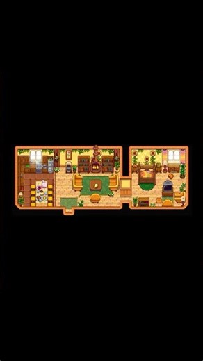 yellow cottagecore home 🌼🍃🍯 #stardewvalley