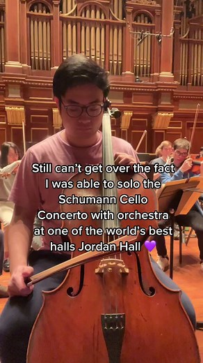 Captivating Cello Solo Performance with Orchestra