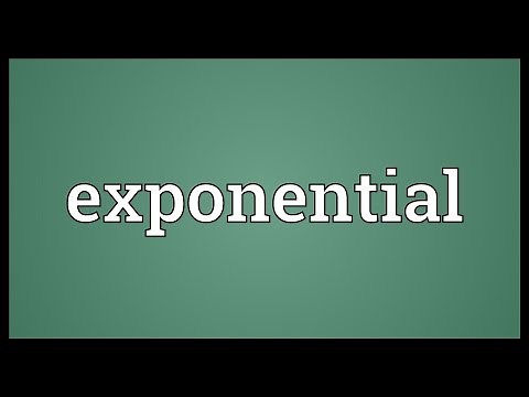 Exponential Meaning